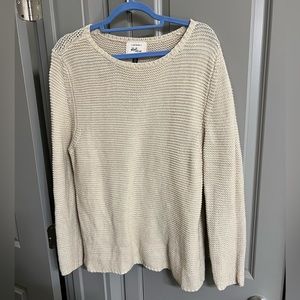 Cream sweater size M